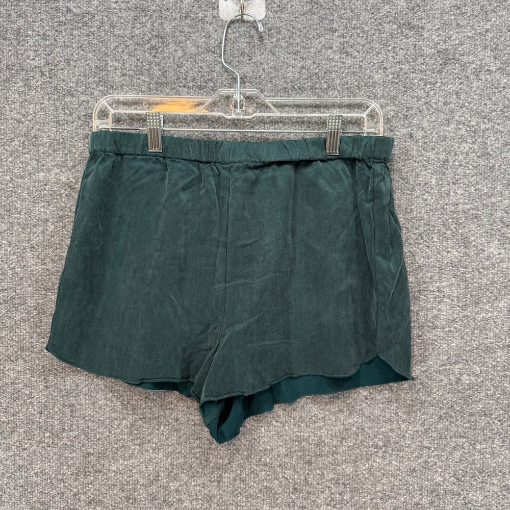 Haven Well Within Shorts Womens Medium Green Cupro Rayon Viscose Lounge Comfy